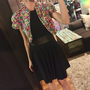 H&M Bolero Jacket, Size 2, Flower print Matador!